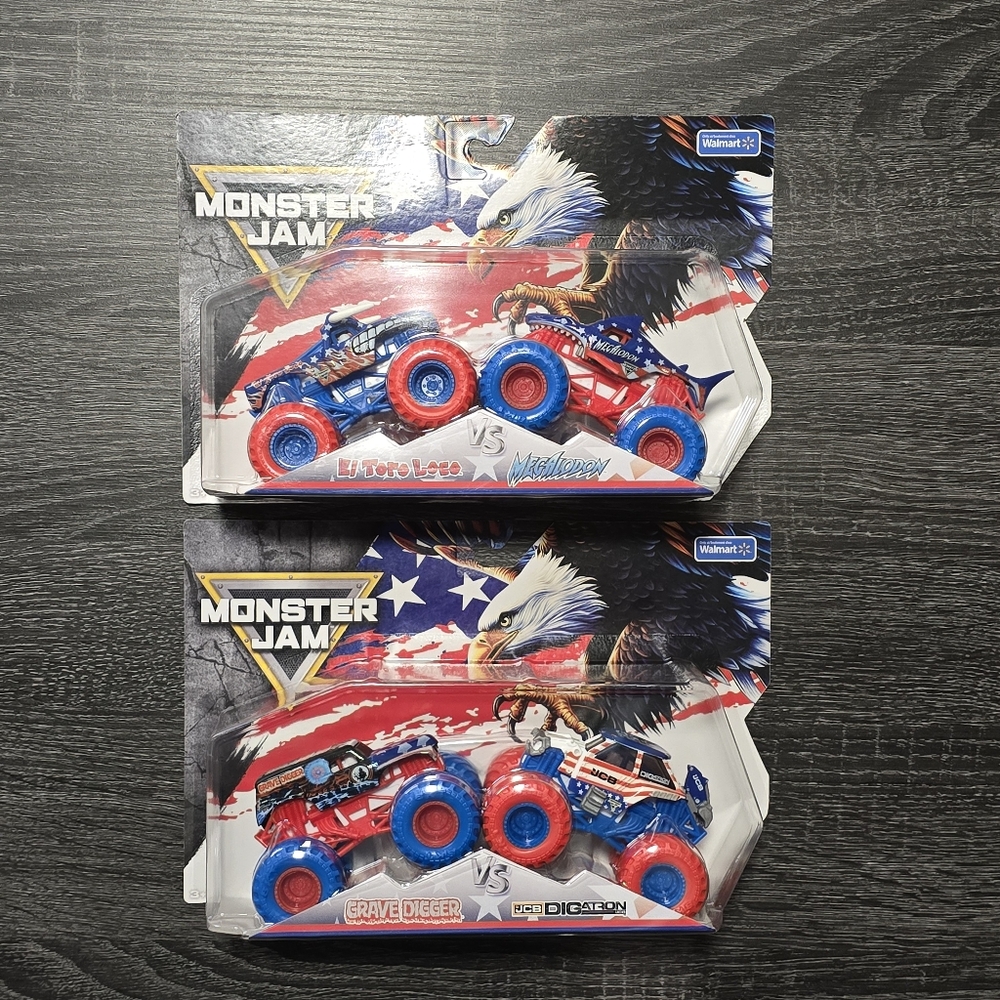 Monster Jam Stars & Stripes Trucks